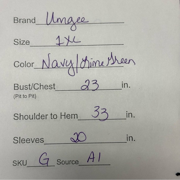 Umgee Boho Floral Tunic Dress Navy Green Embroidered Festival Peasant XL - Picture 10 of 10